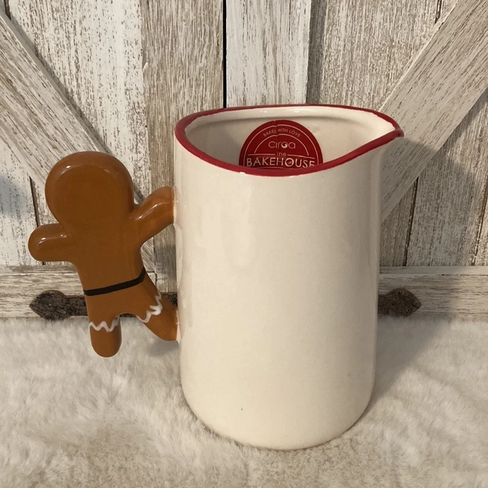 Ceramic Gingerbread Measuring Pitcher